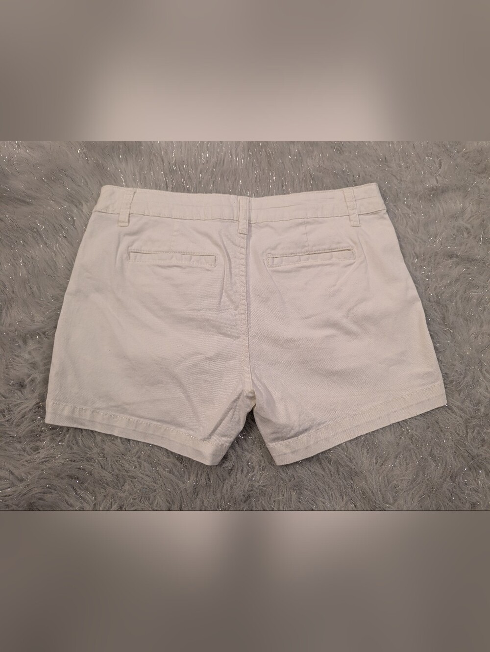 ELLE Pink and White Chino Shorts Duo Women's Size 10 - Picture 4 of 10